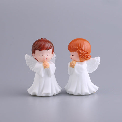 The Fairy Garden Figurines: Angel Doll, Mermaid Fairy, and Sweet Little Fairy