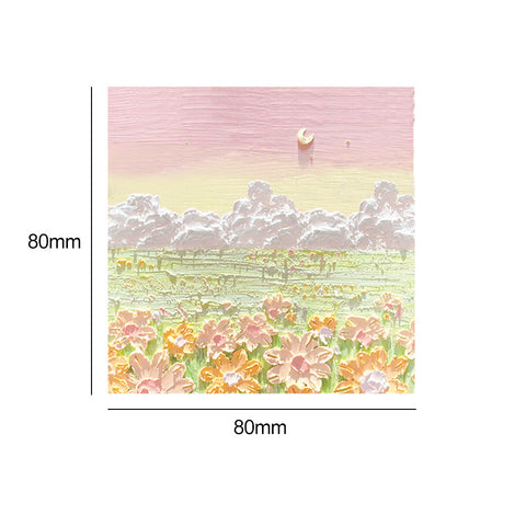 Scenic Oil Painting Stickers