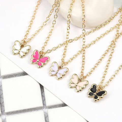 Fluttering Butterfly Necklace Collection