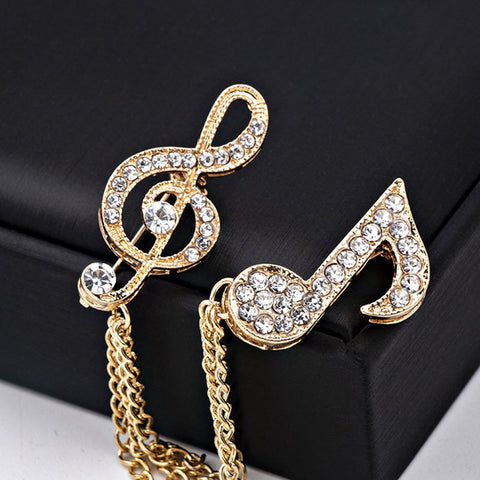 Music Symbol Brooch