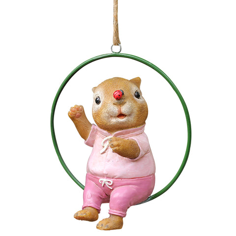 Hanging Rabbit Sculpture