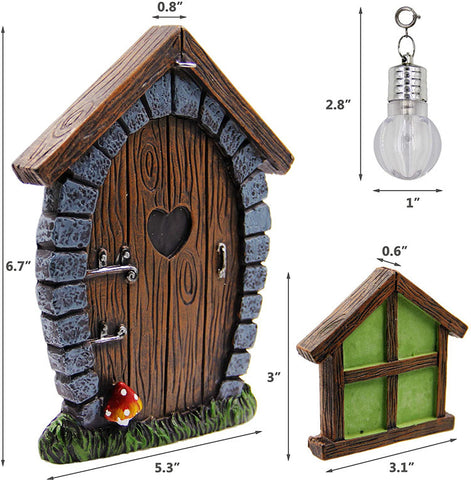 Fairy Garden Gnome Doors & Windows
