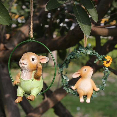 Miniature Rabbit Figurines
