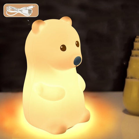 The Cozy Night Light Set: Night Light, Cat Night Light, and Teddy Bear Night Light