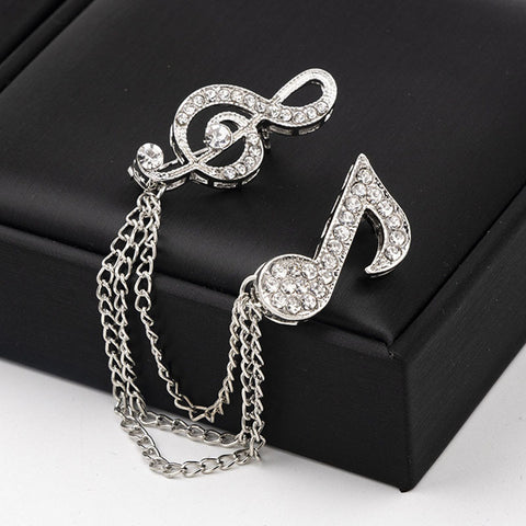 Music Symbol Brooch