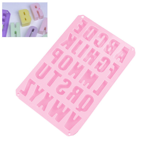 26 Large Letter Silicone Molds