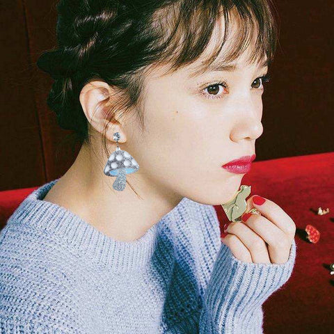Mushroom Fairy Tale Earrings