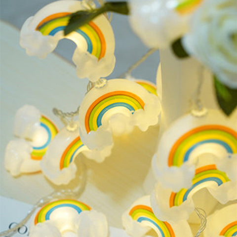 Illuminate Your Space with Magical Moon, Water Drops, and Rainbow String Lights