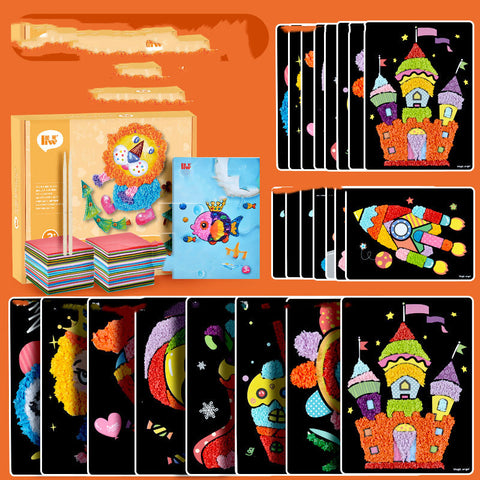 Scenic Art Stickers for Easy Oil Painting Projects