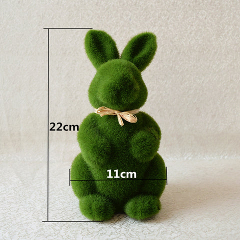 Realistic Easter Bunny Desktop Decor