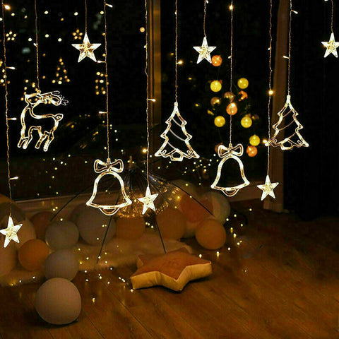 Fairy String Curtain Lights