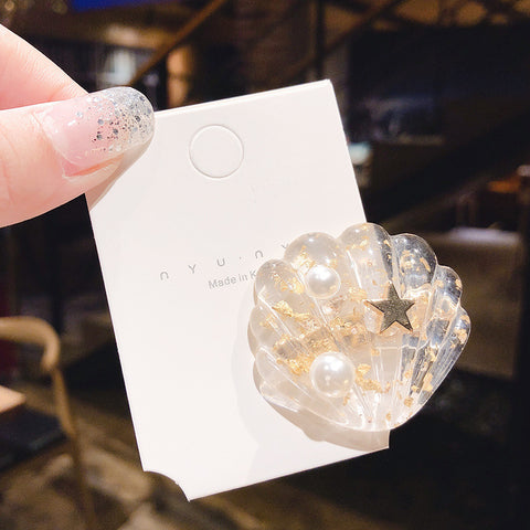 Ocean Shell Hair Clip