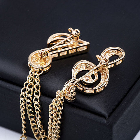 Music Symbol Brooch