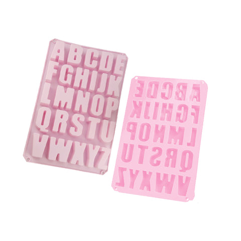 26 Large Letter Silicone Molds