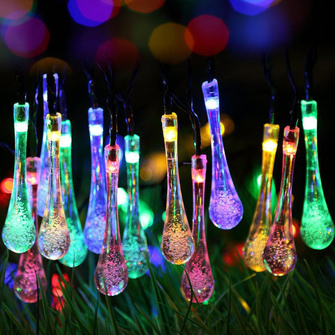Illuminate Your Space with Magical Moon, Water Drops, and Rainbow String Lights