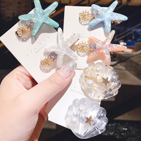 Ocean Shell Hair Clip