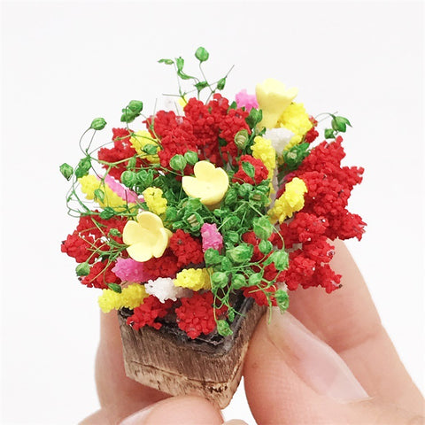 Mini Potting Clay Flowers