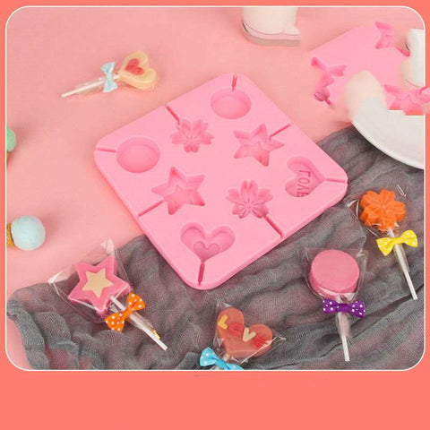 Summer Treats Silicone Baking Mold Set (15 Popsicle and Cupcake Molds)