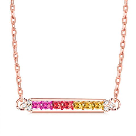 Rainbow Sparkle: Japanese Fairy Ring, Zircon Bracelet and Necklace Set
