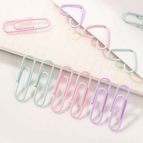Macaron Clip and Stapler Set