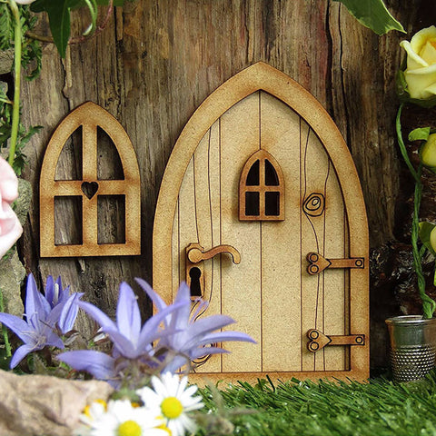 Fairy Garden Starter Kit with Tools, Creatures, and Decorations