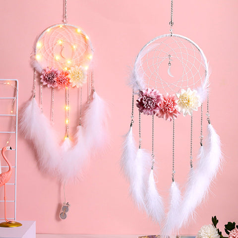 Flower Feather Wind Chimes