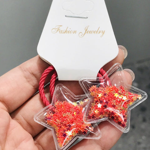 Fairy Hair Delight: Plush Ties and Sparkling Stars