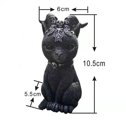 Halloween Magic Cat Resin Crafts