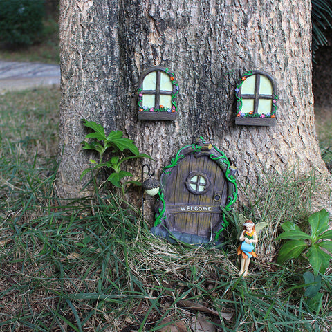 Magical Fairy Garden Doors and Windows Set
