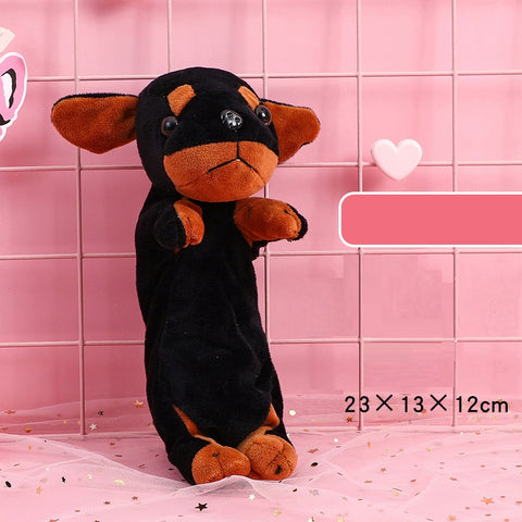 Plush Dog Pencil Case