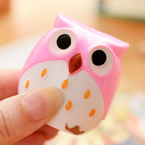 Enchanted School Supplies: Unicorn Backpack with Glowing Pen and Owl Pencil Sharpener