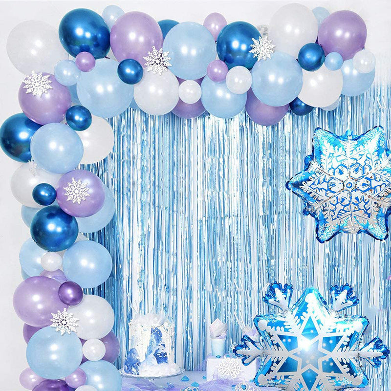 Icy Balloon Party Pack with Long Balloons and Accessories