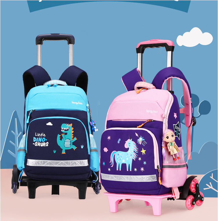 Rolling into School in Style: Stationery & School Supplies Gift Set with Trolley Bag