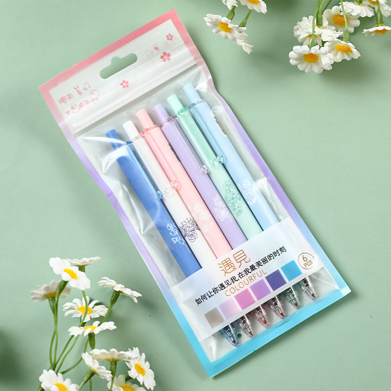 Colored Gel Press Pen