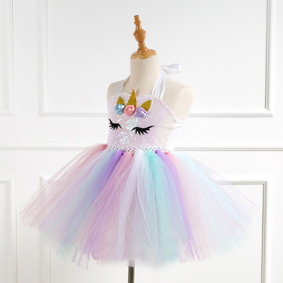 sachin and babi light blue dress Moon Fairy Baby Girl Tulle Dress