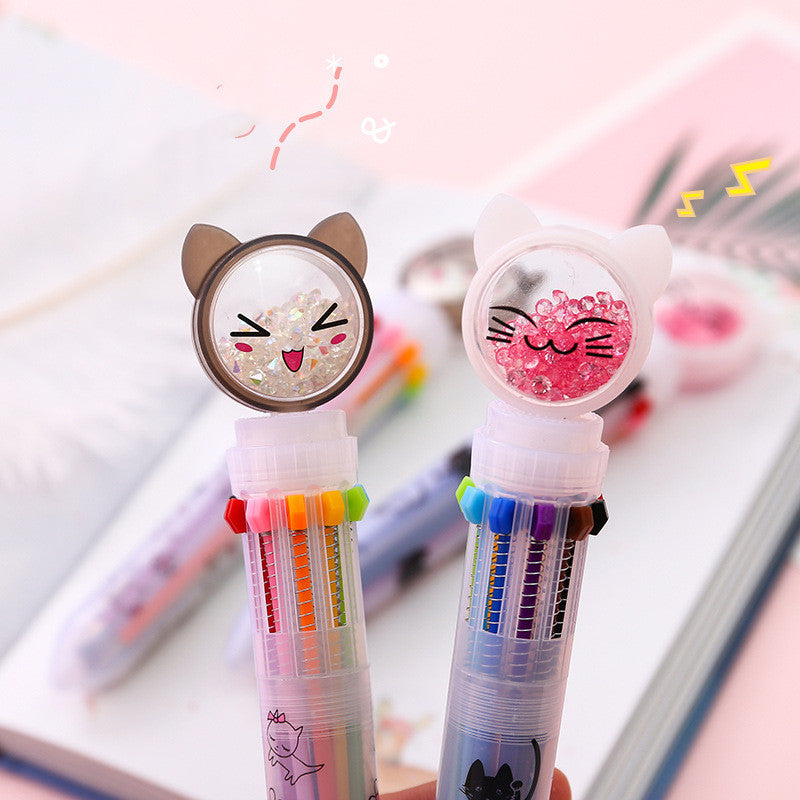 Cute Cat Press Pen