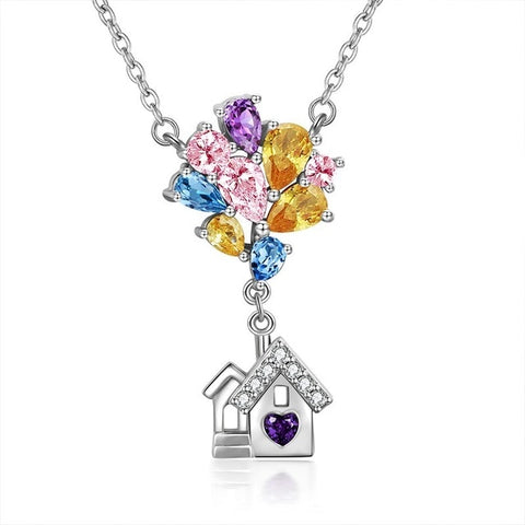 Love House Necklace