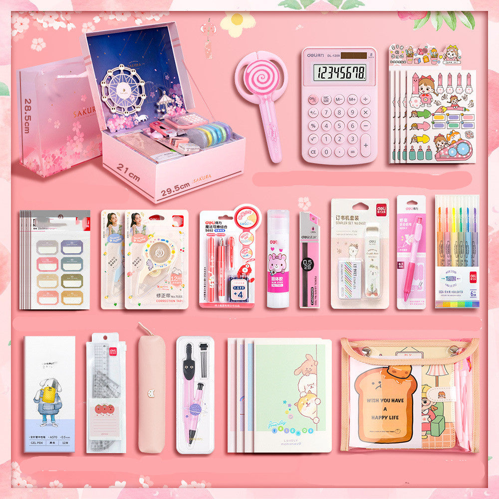 Stationery And School Supplies Gift Set