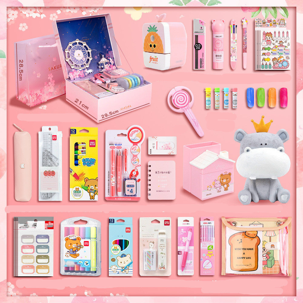 Stationery And School Supplies Gift Set