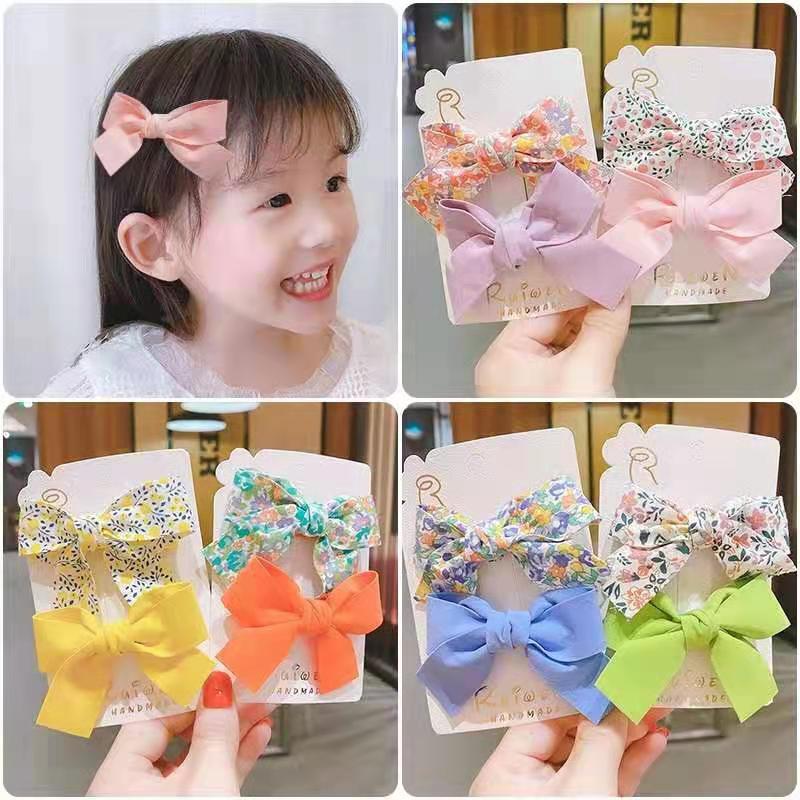 Fluttering Fun: A Set of Glittery, Butterfly, Cute, and Bow Hair Clips