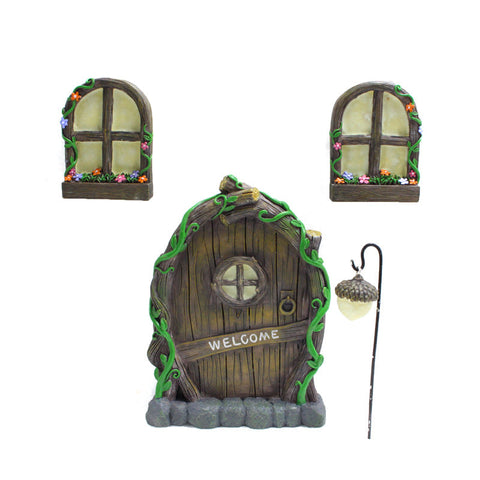 Magical Fairy Garden Doors and Windows Set