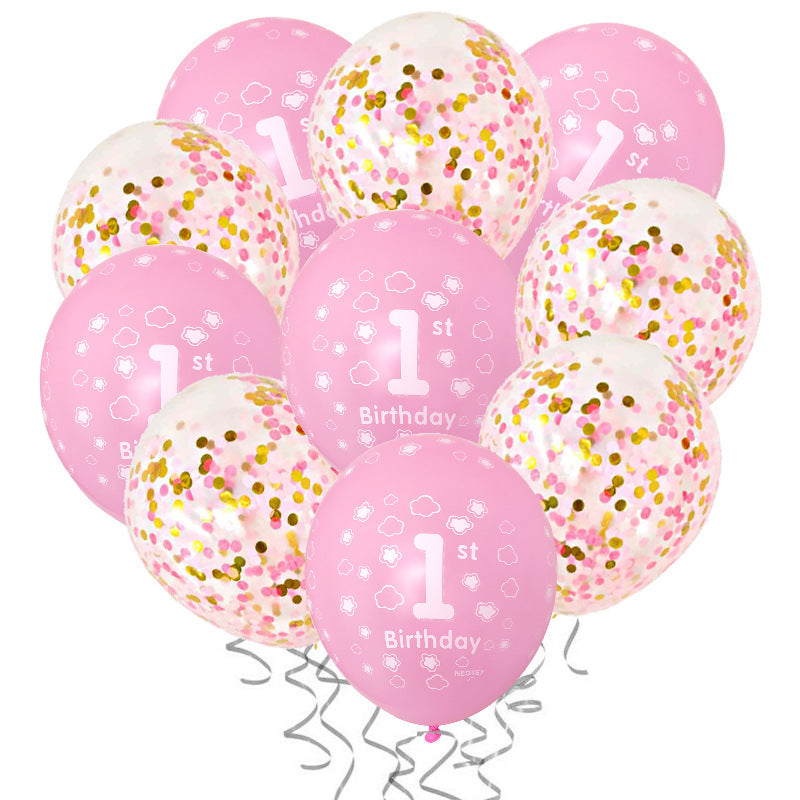 One-year-old Birthday Balloons