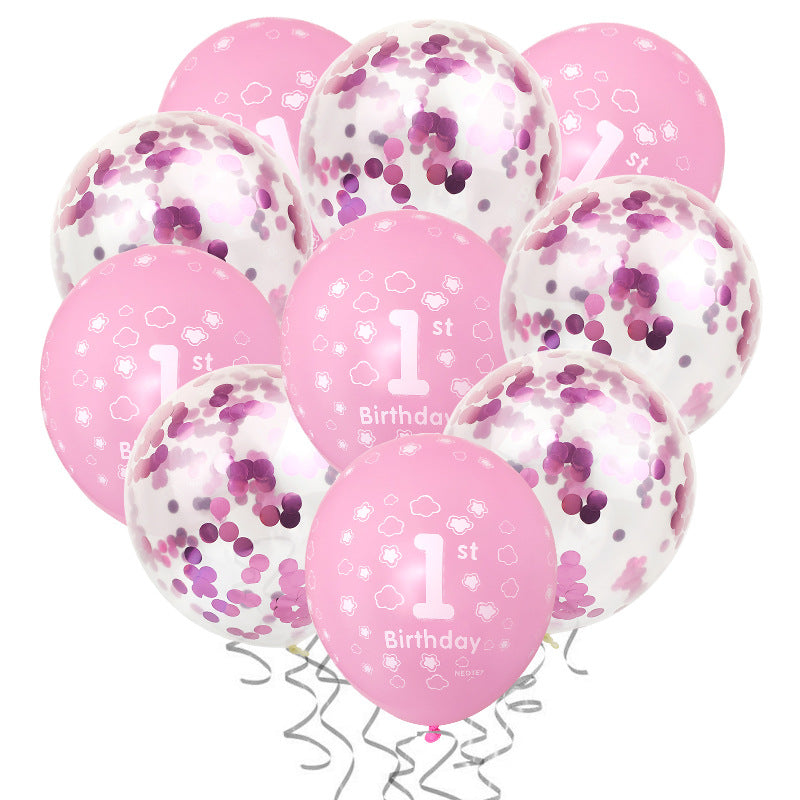One-year-old Birthday Balloons