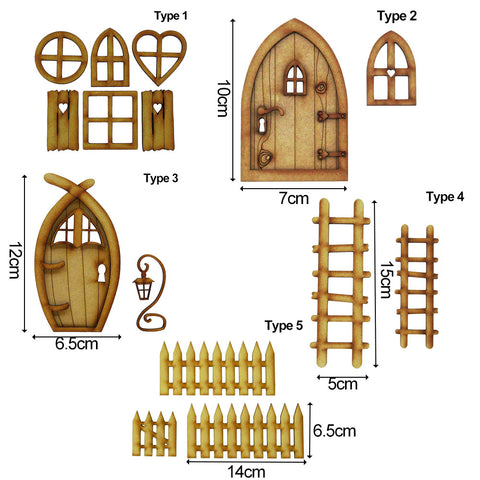 Fairy Garden Wooden Decoration