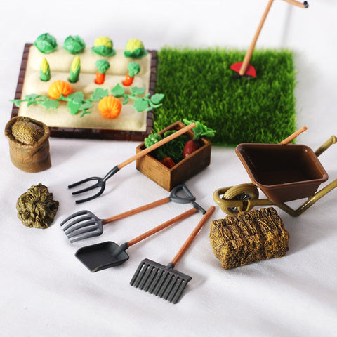 Nostalgic Ancient City Fairy Garden Set