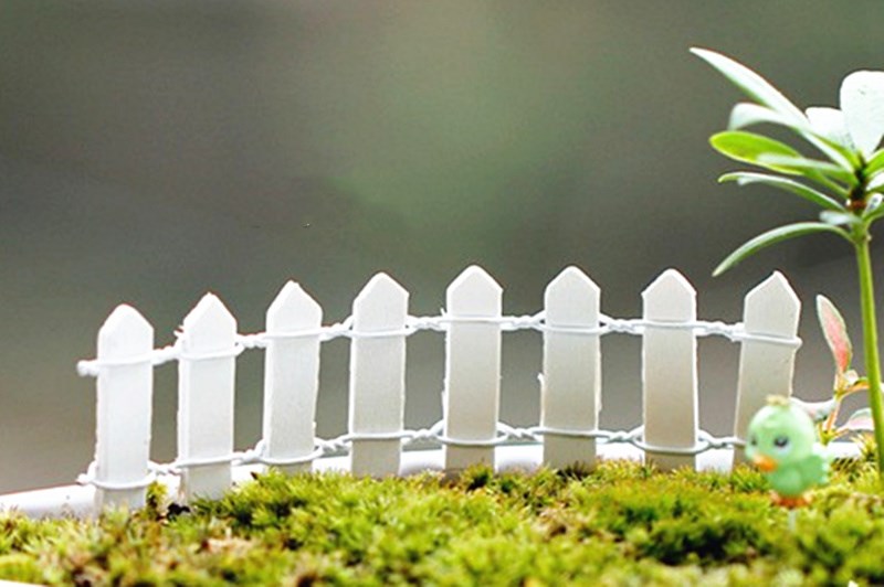 Wooden Fence For Fairy Garden