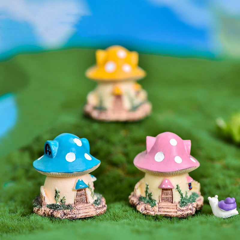 Mushroom Fairy Garden Set