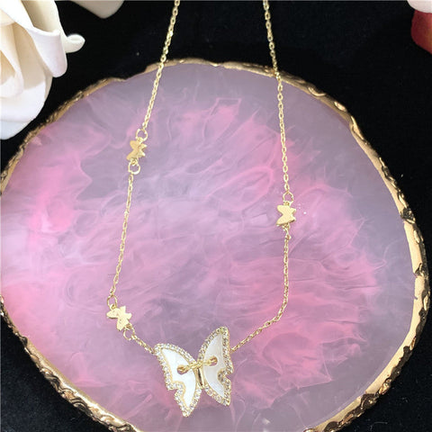 Fluttering Butterfly Necklace Collection