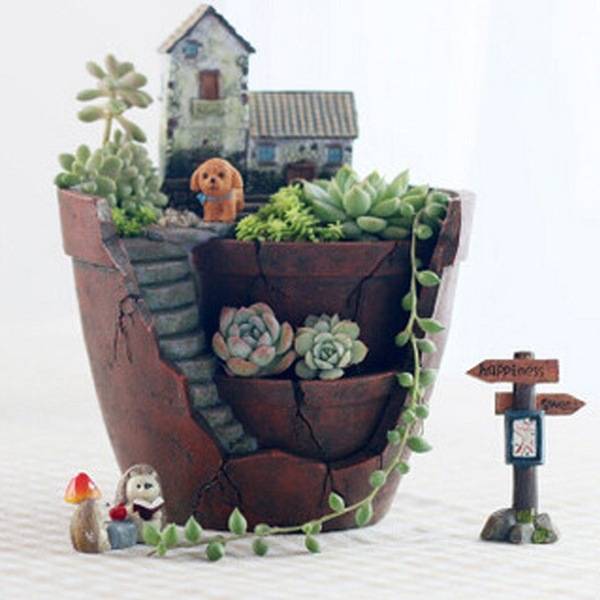fairy plant pot Fairy Garden Flower Pot – Dreamland Fairy