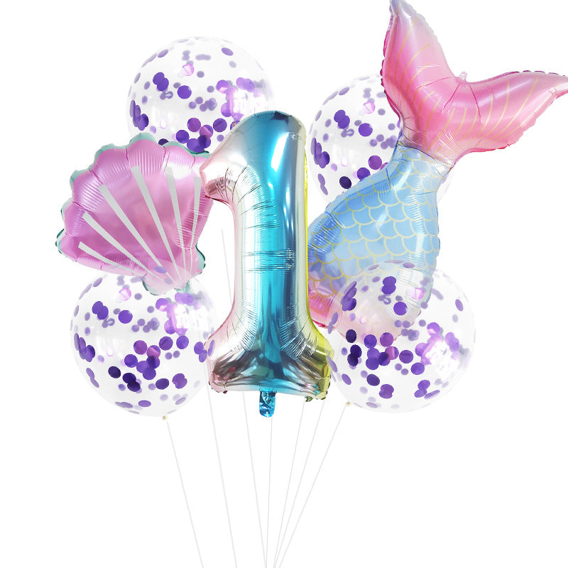 Fishtail Party Balloon